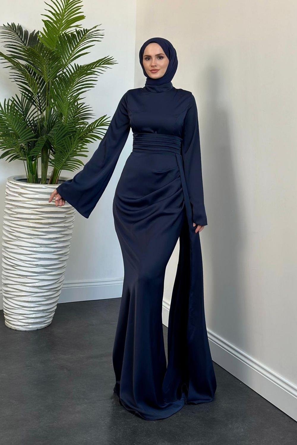 Birsel Balık Abiye Lacivert 1041 