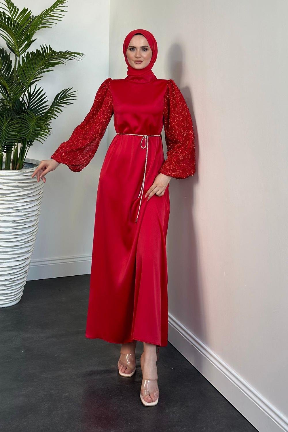 Nevade Abiye Kırmızı 10940 