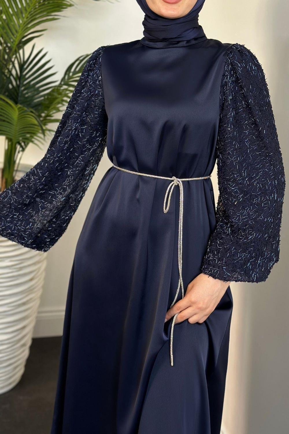 Nevade Abiye Lacivert 10940 