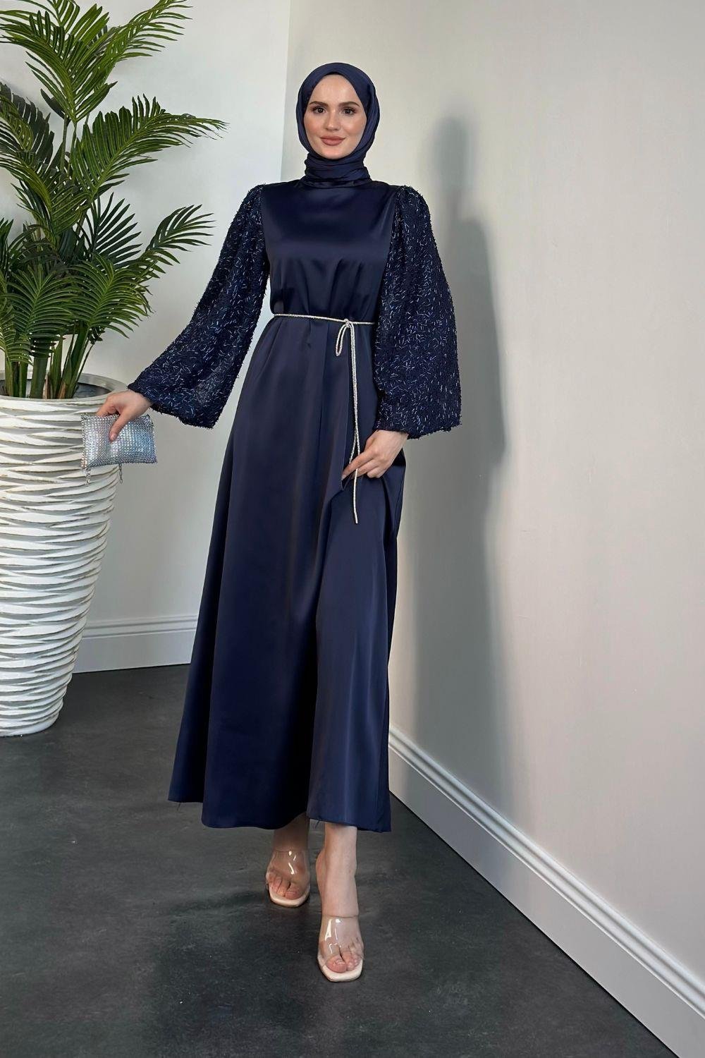 Nevade Abiye Lacivert 10940 