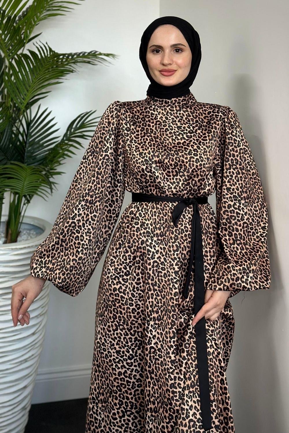 Jason Leopar Abiye Kahverengi 1107 