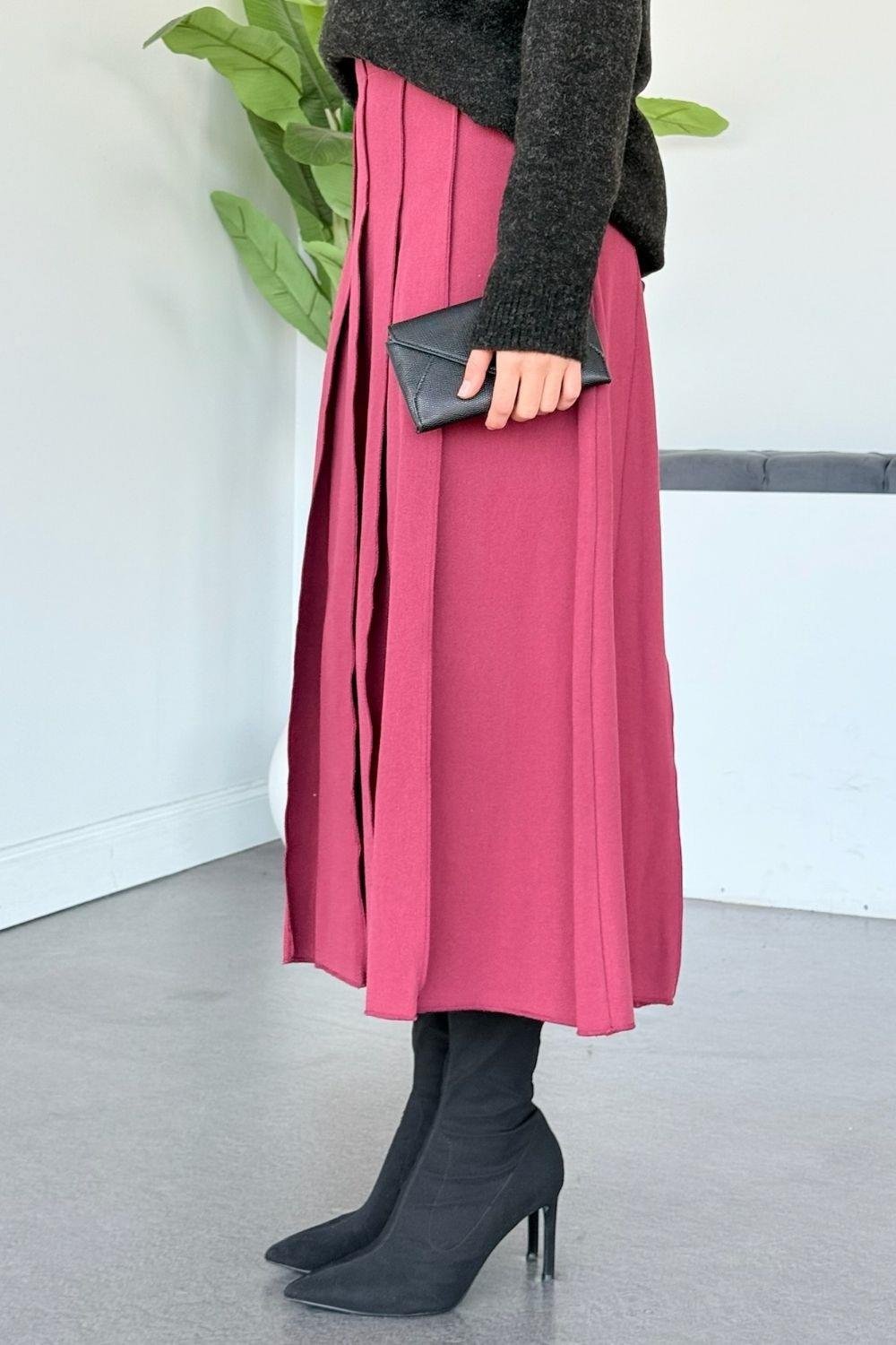 Gabardin Etek Bordo 11200 