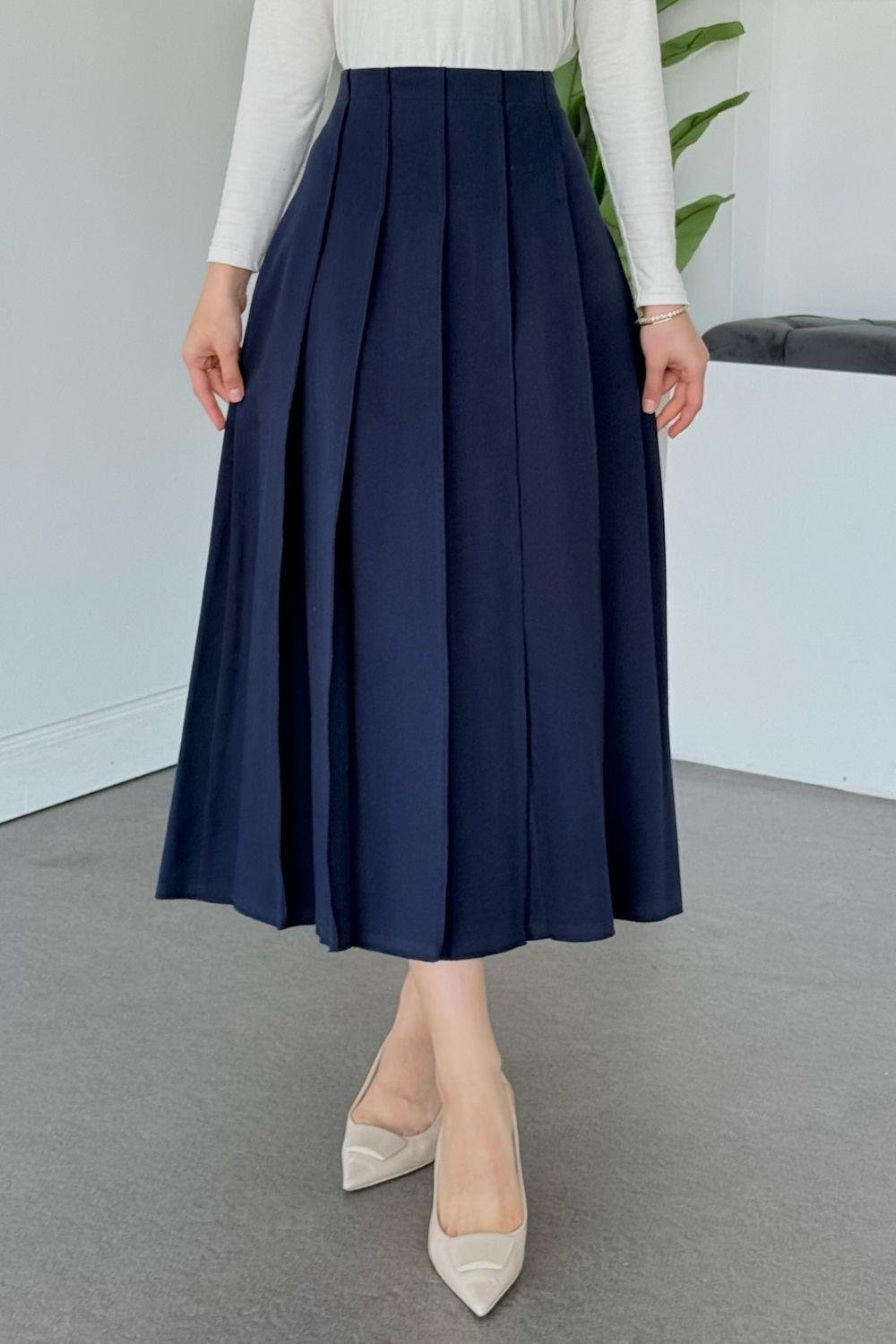 Gabardin Etek Lacivert 11200 