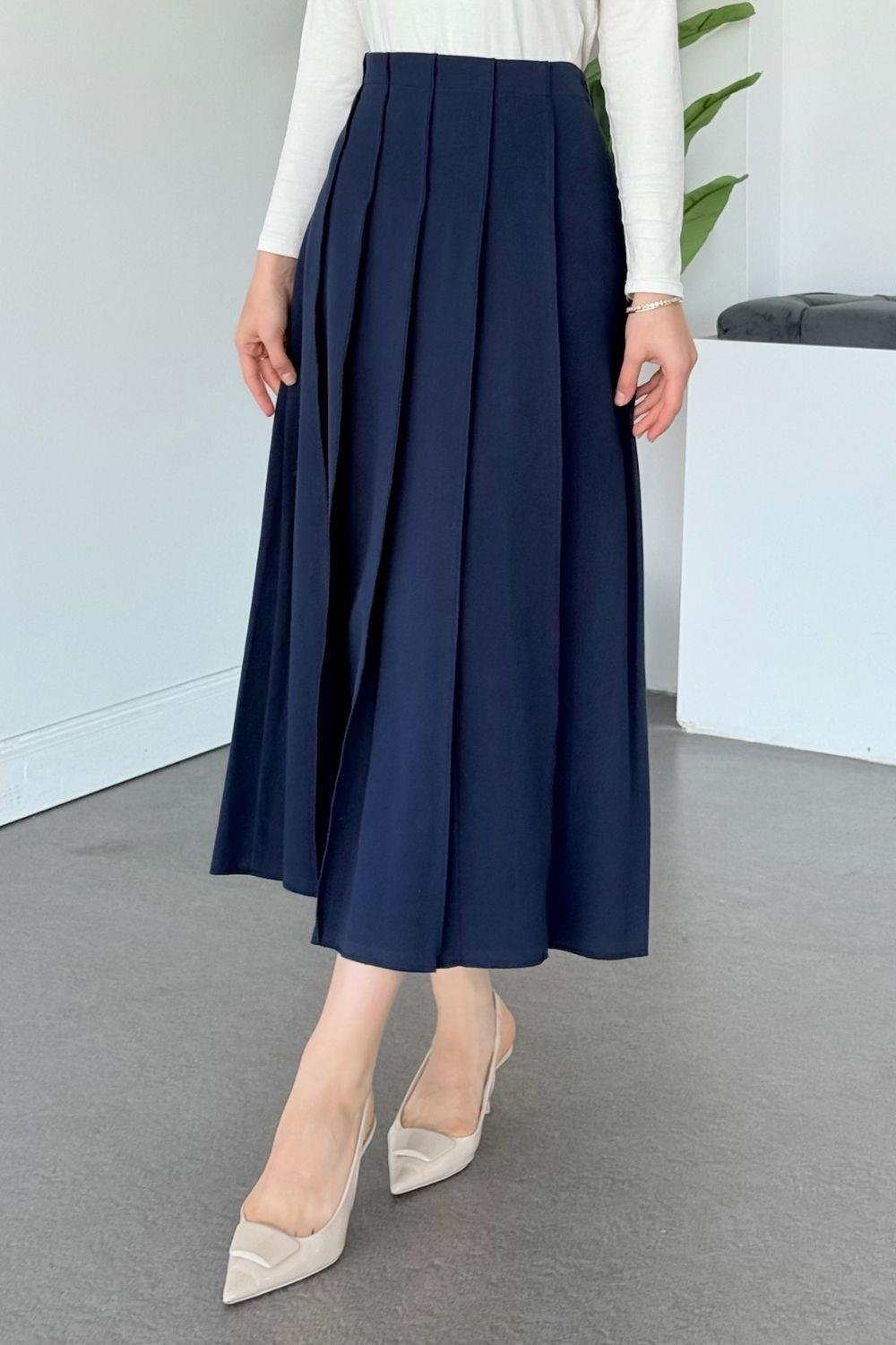 Gabardin Etek Lacivert 11200 