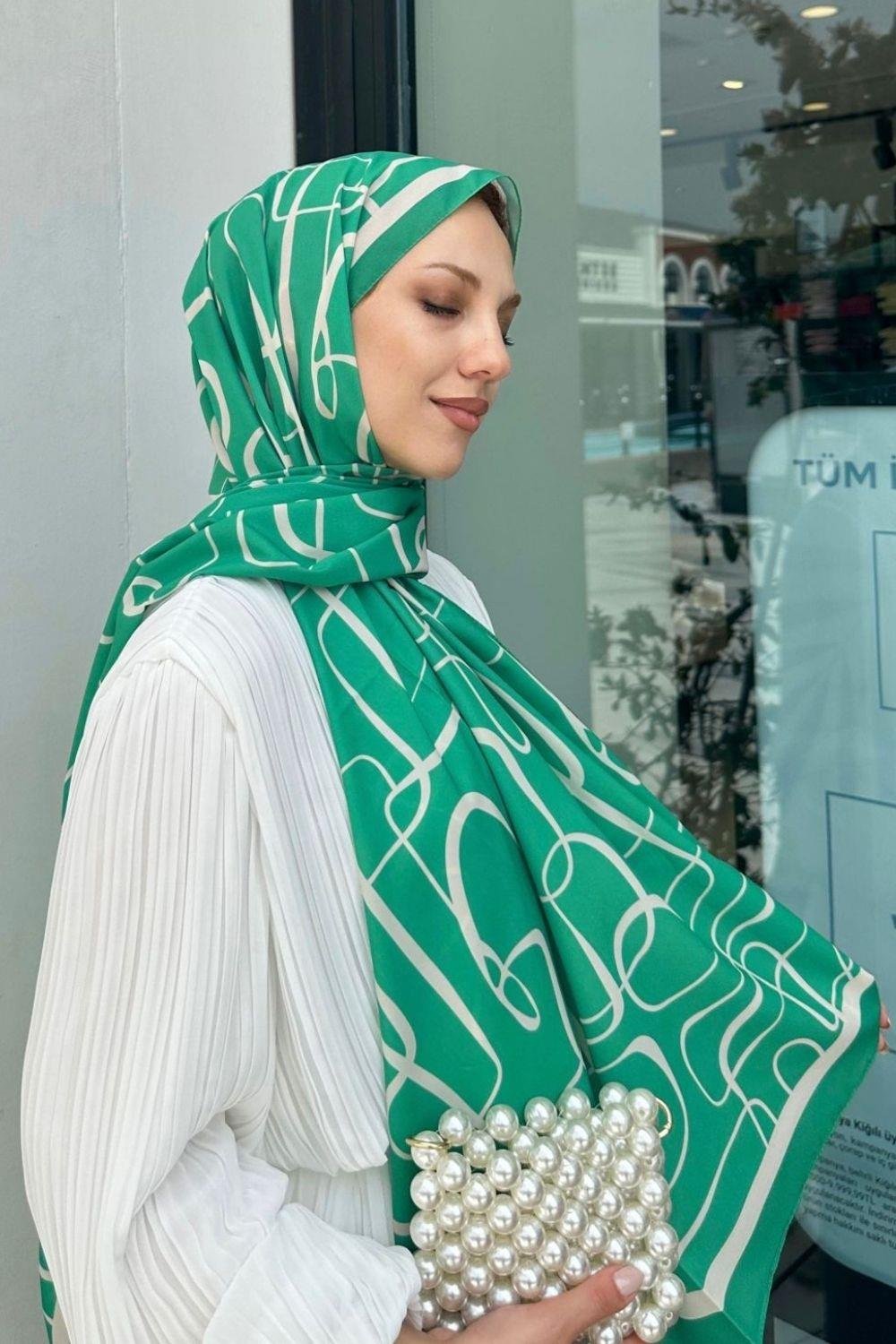 Maze Şal Yeşil 1121 