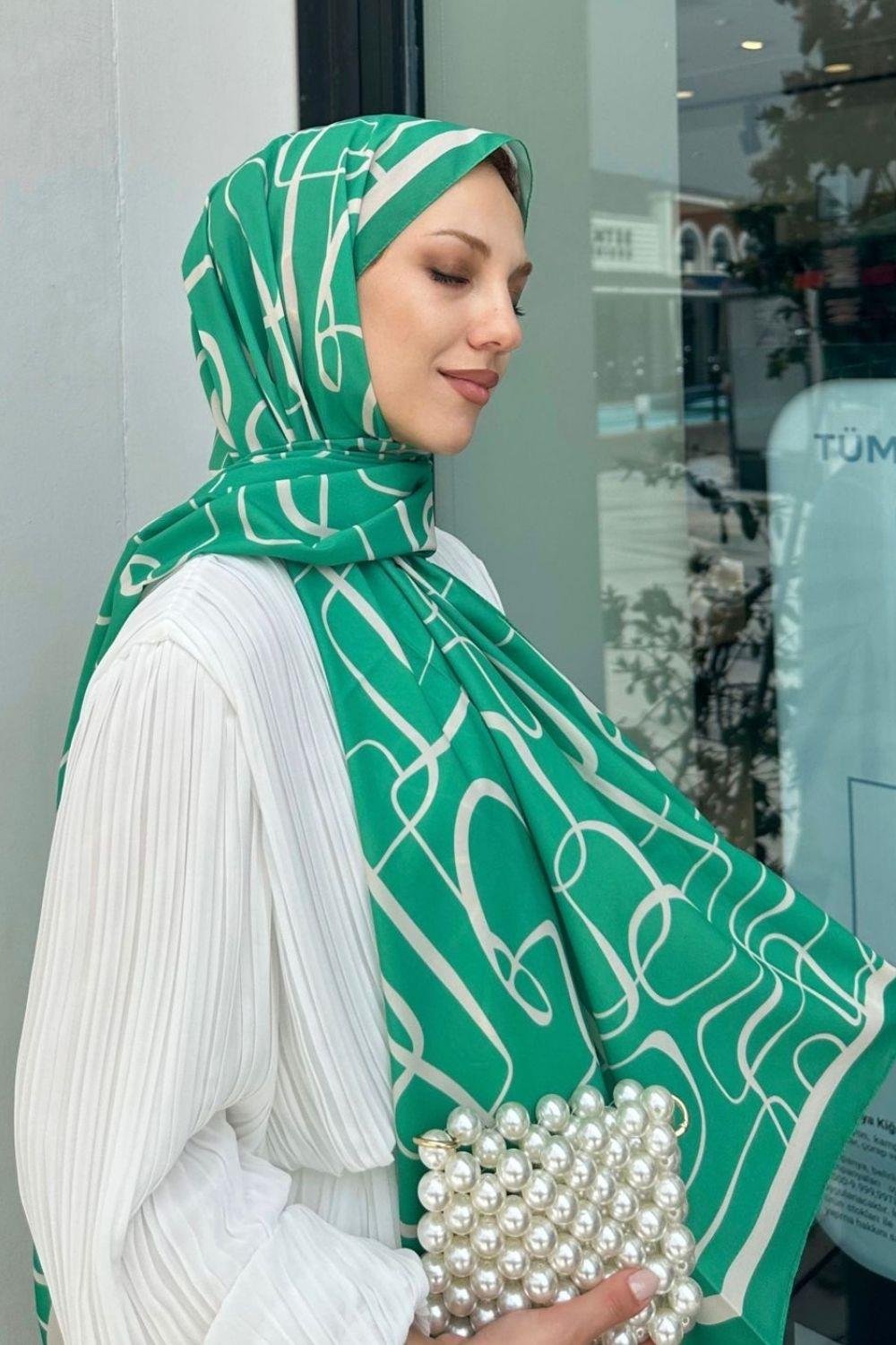 Maze Şal Yeşil 1121 