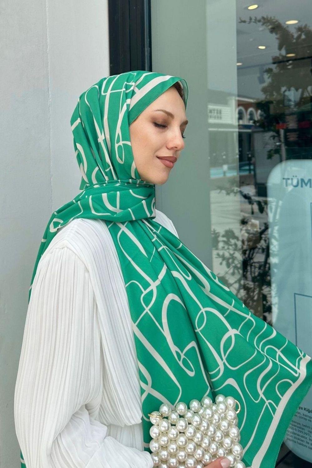Maze Şal Yeşil 1121 