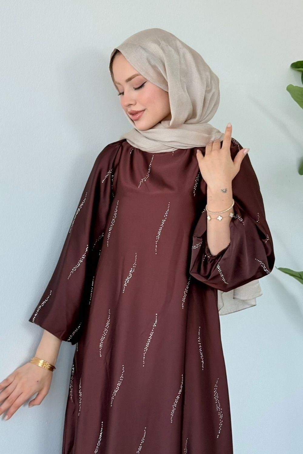 Royal Elbise Kahverengi 1146 