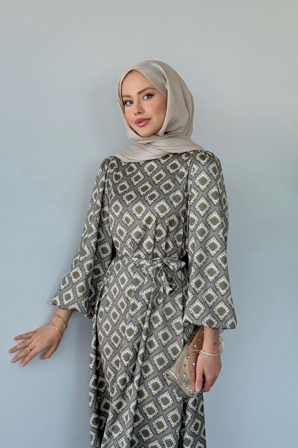 Hanımeli Elbise Mint 1149 