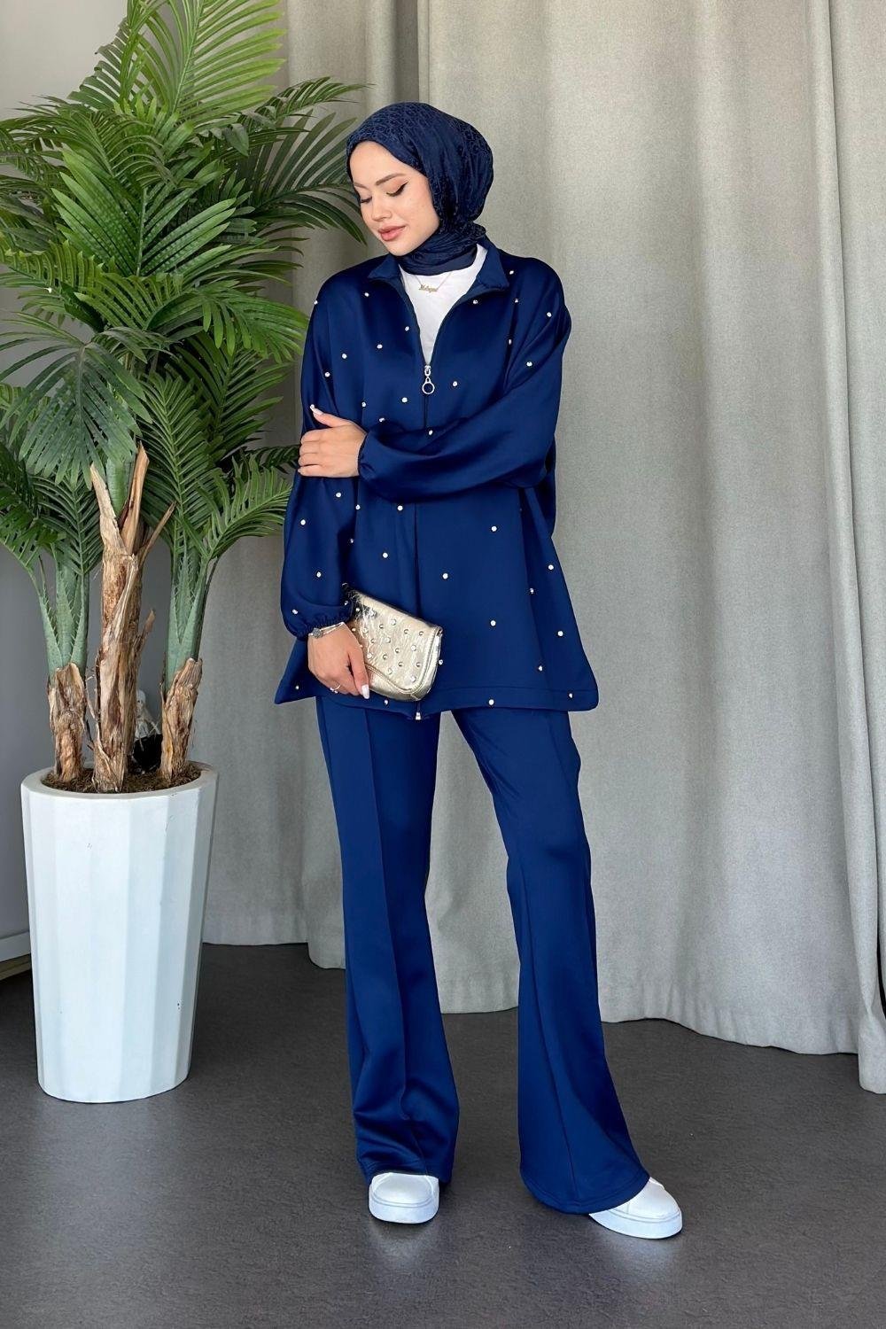 Nepa Taşlı Scuba Takım Lacivert 11700 