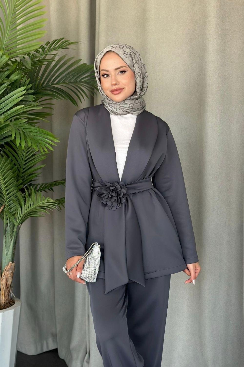 Özel Premium Mona Takım Füme 11800 