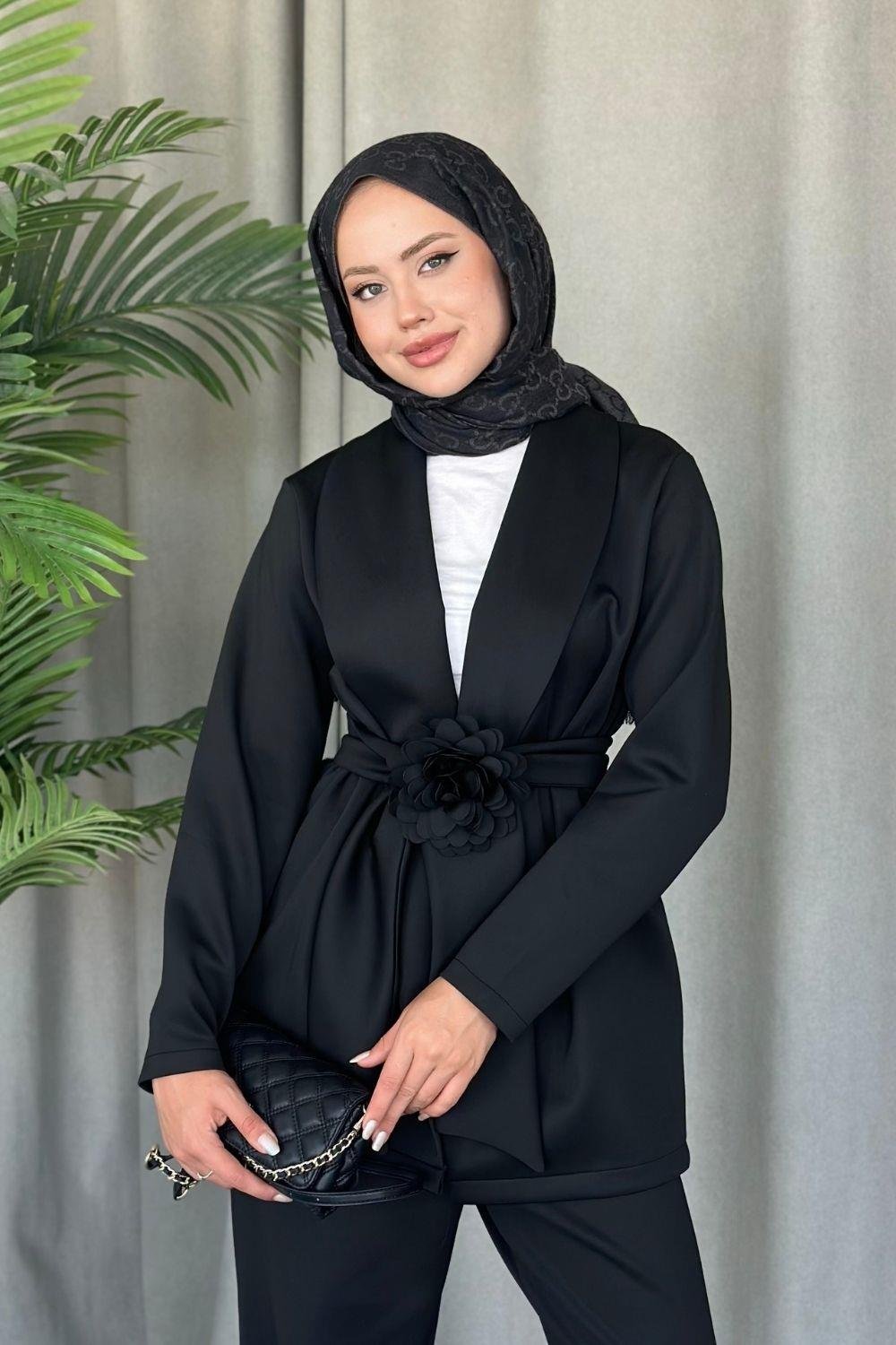 Özel Premium Mona Takım Siyah 11800 