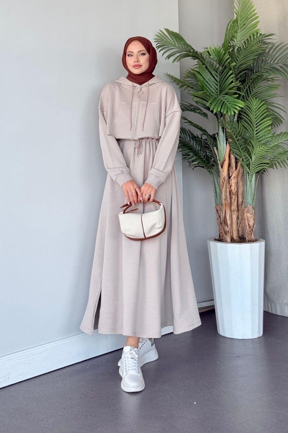 Bloom Elbise Bej 121000 