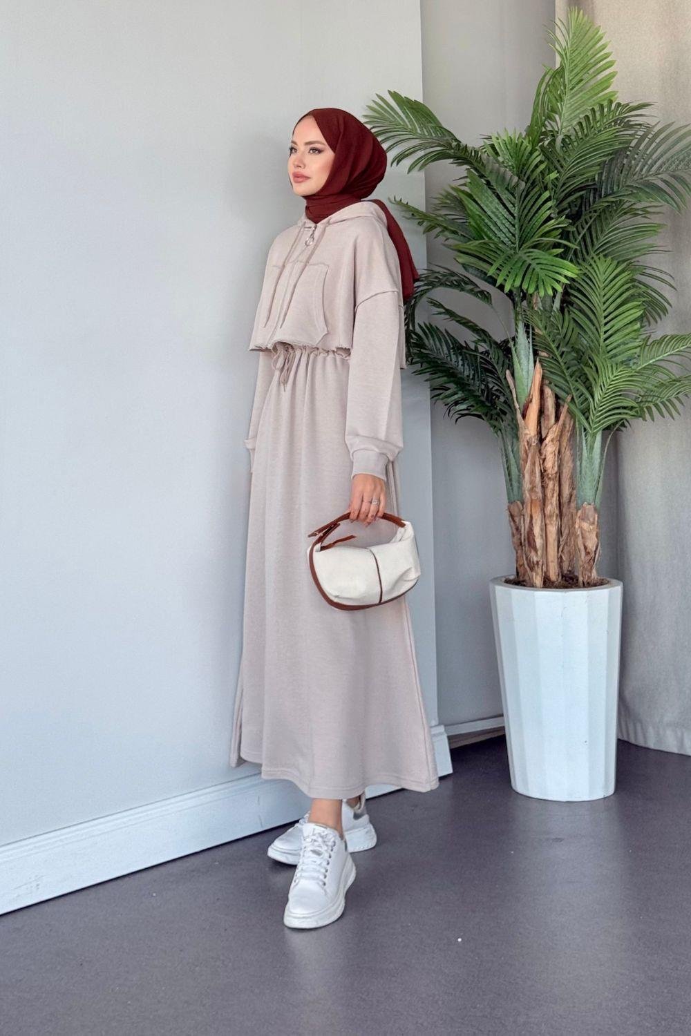 Bloom Elbise Bej 121000 