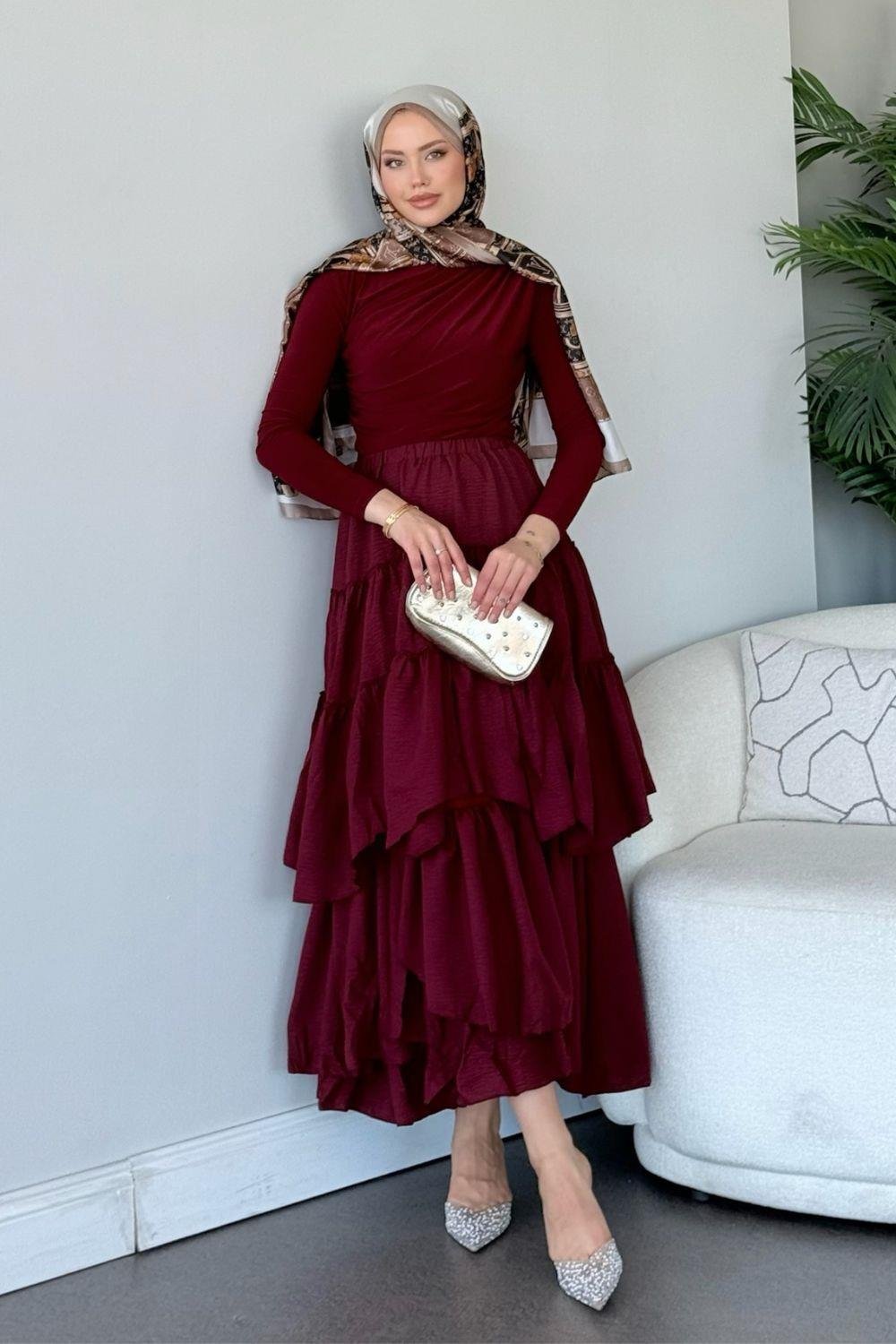 Sagaza  Etek Bordo 13100 