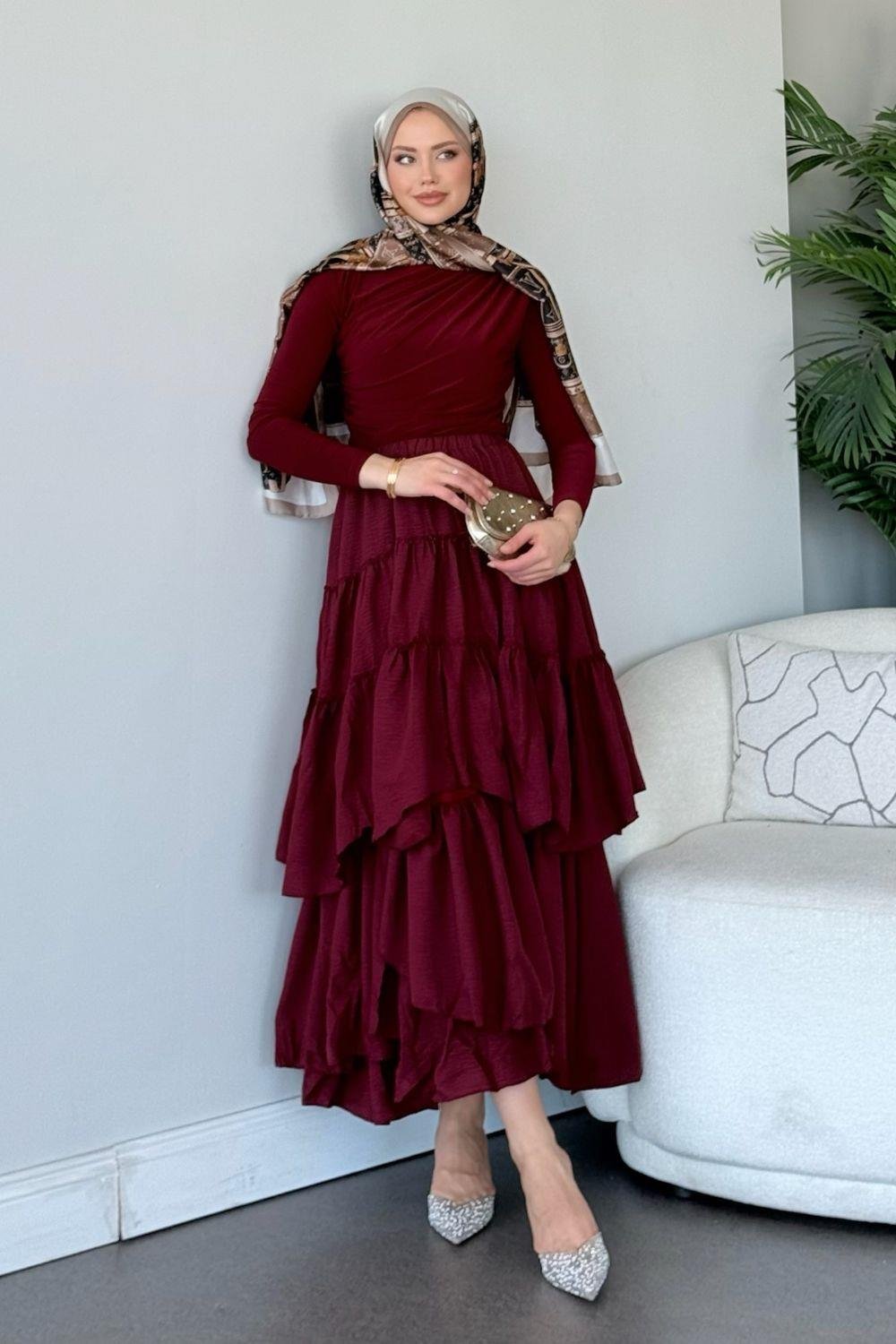 Sagaza  Etek Bordo 13100 