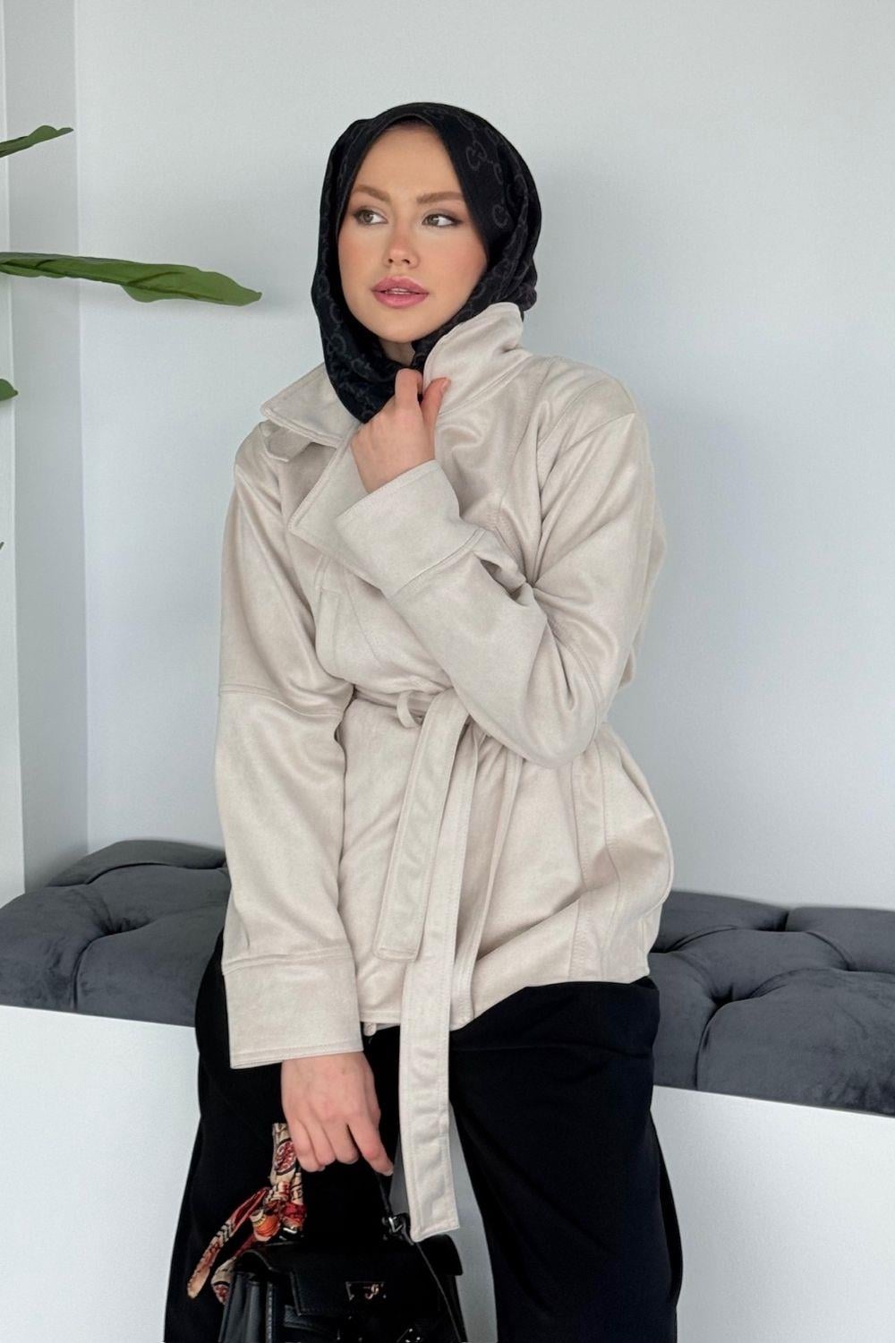 Daisy Süet Ceket Bej 1360 