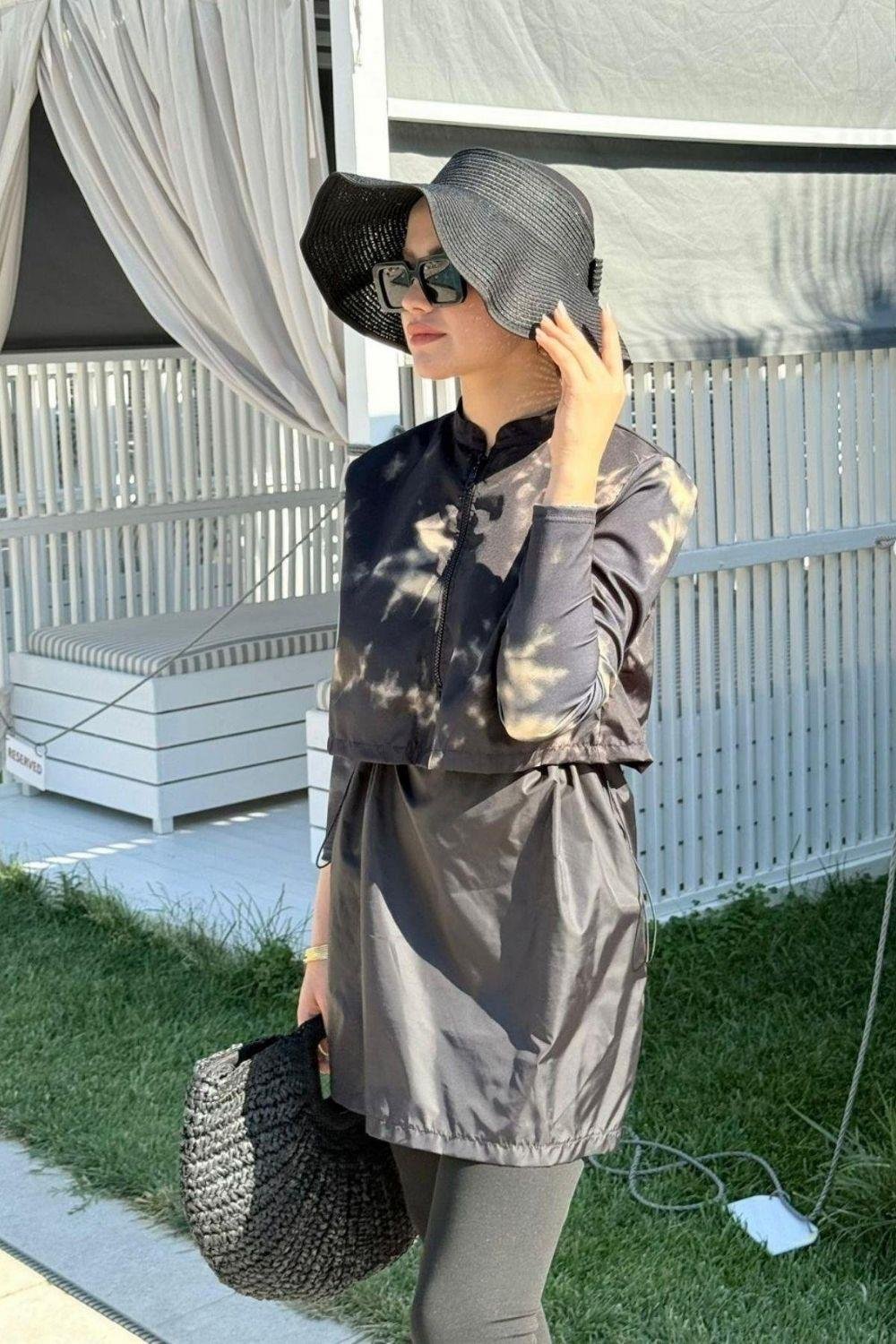 Fiyonklu Vizör Şapka Siyah 142320 