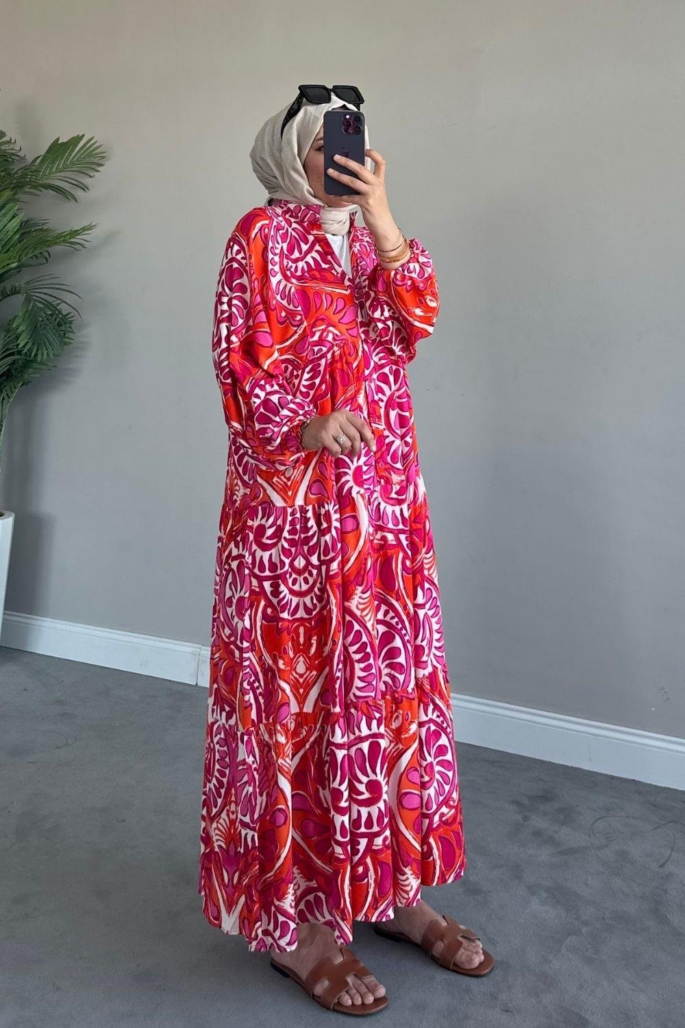 Valor Viskon Elbise FUŞYA 1606 