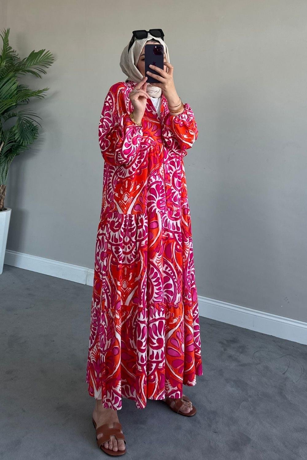 Valor Viskon Elbise FUŞYA 1606 