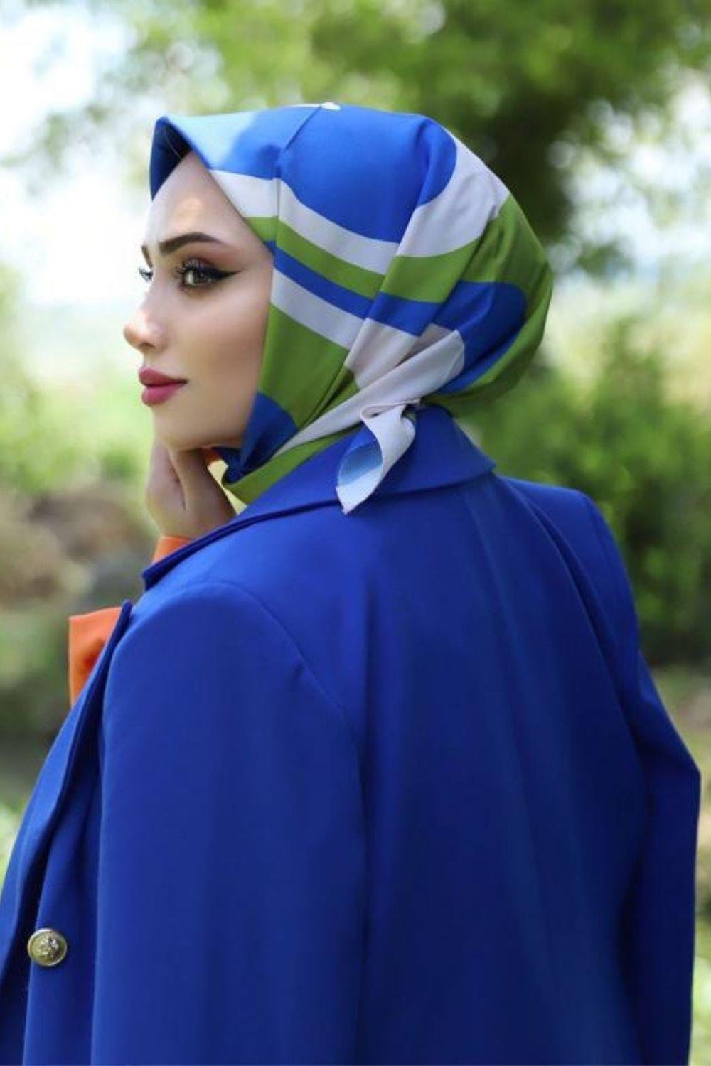 Arora Eşarp Saks 1738 