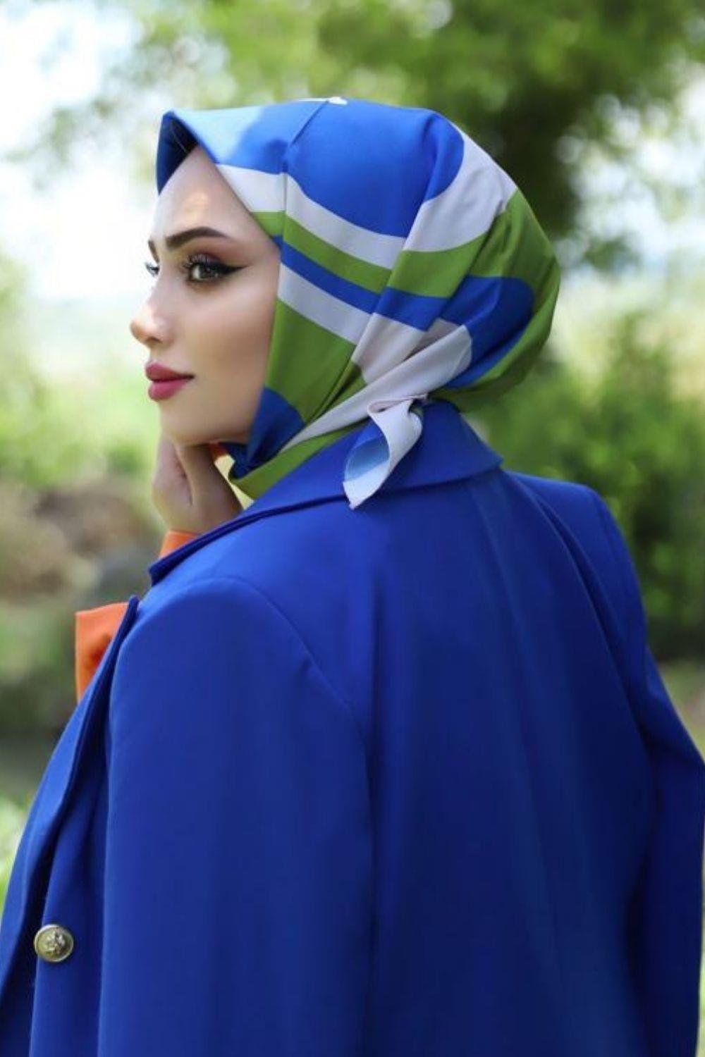 Arora Eşarp Saks 1738 