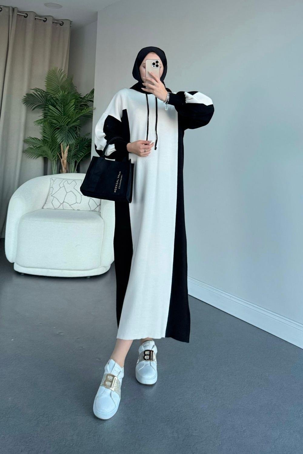 Spor Triko Elbise Siyah 2003 