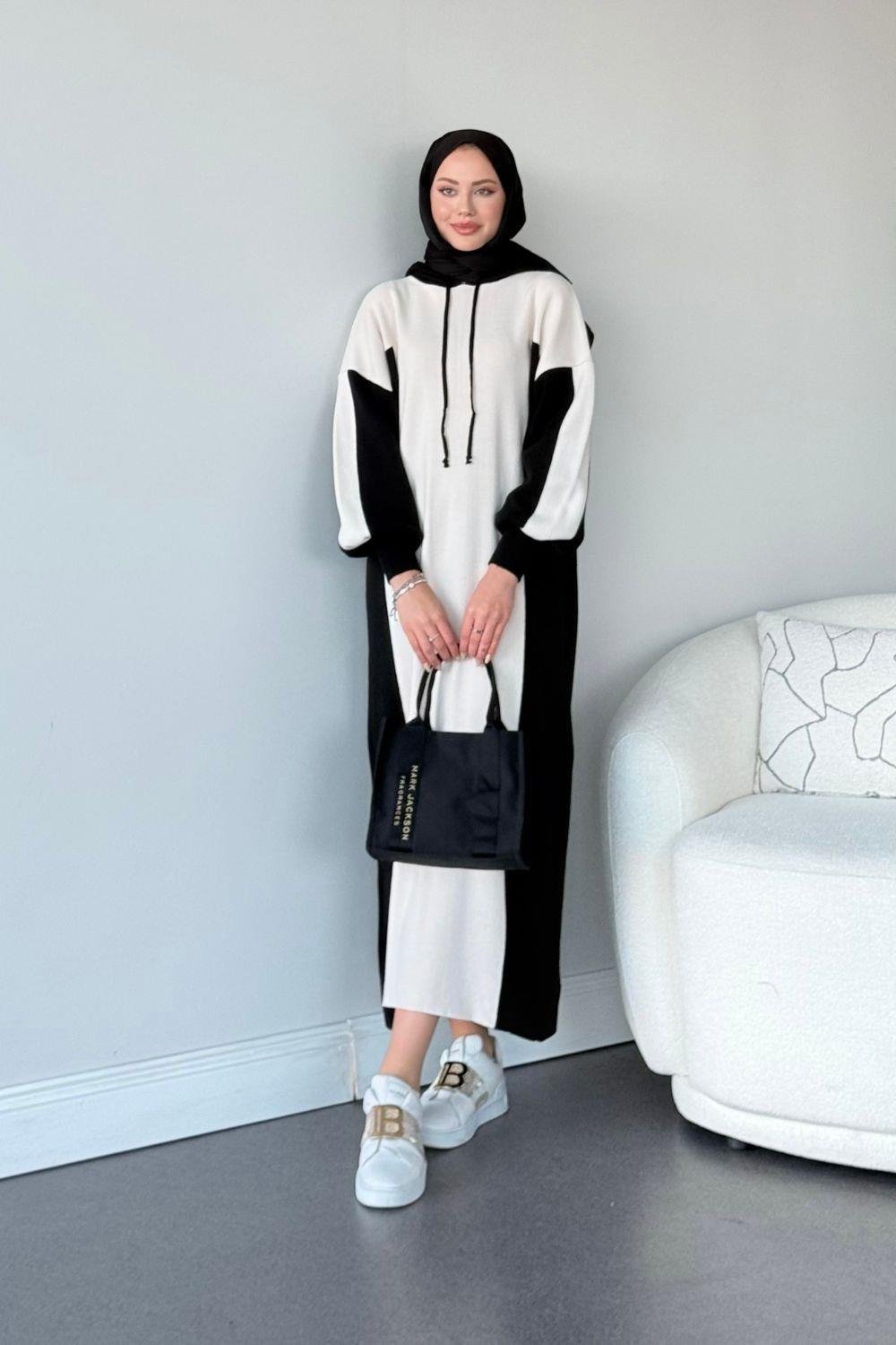 Spor Triko Elbise Siyah 2003 