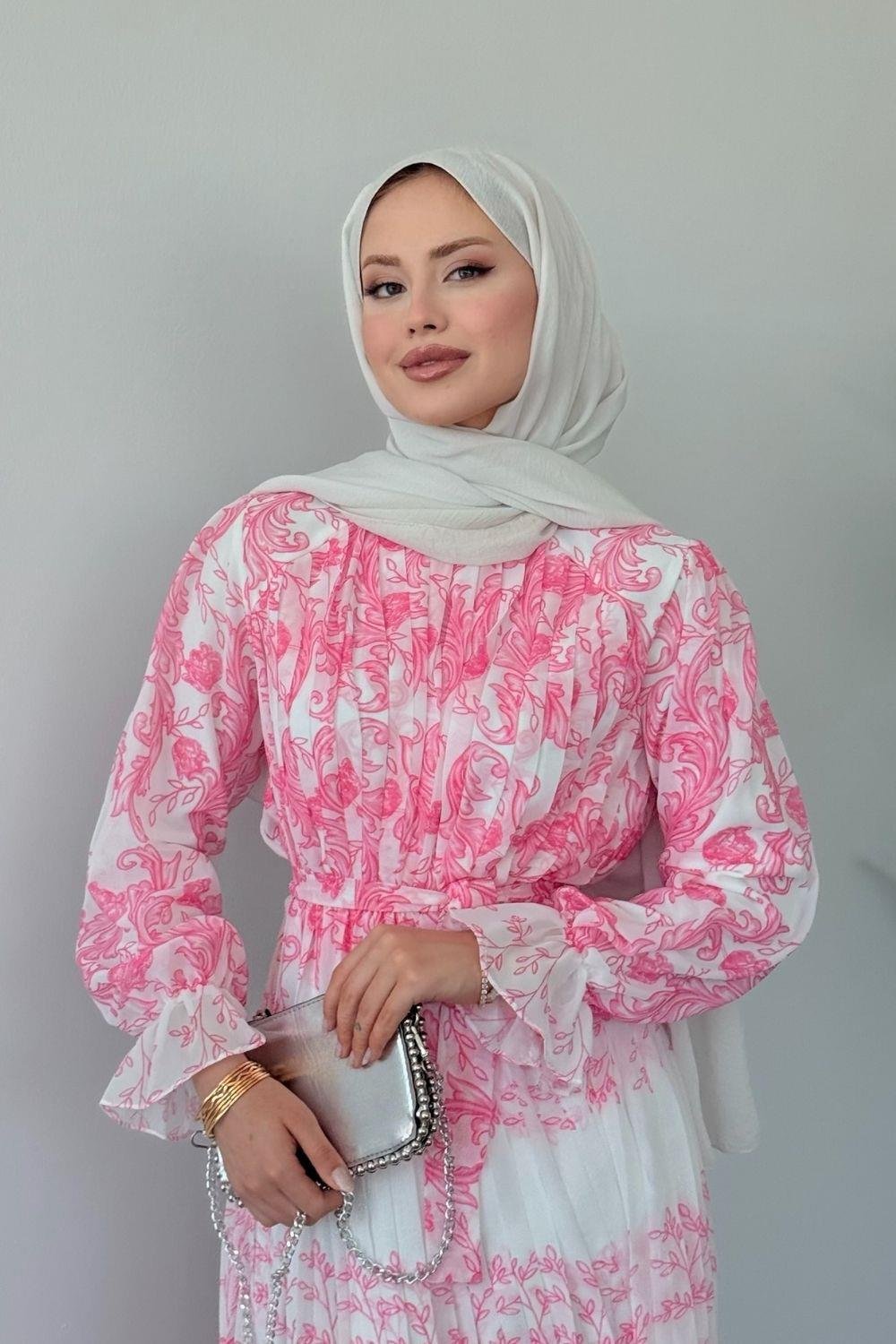 Leona Şifon Elbise Pembe 200500 