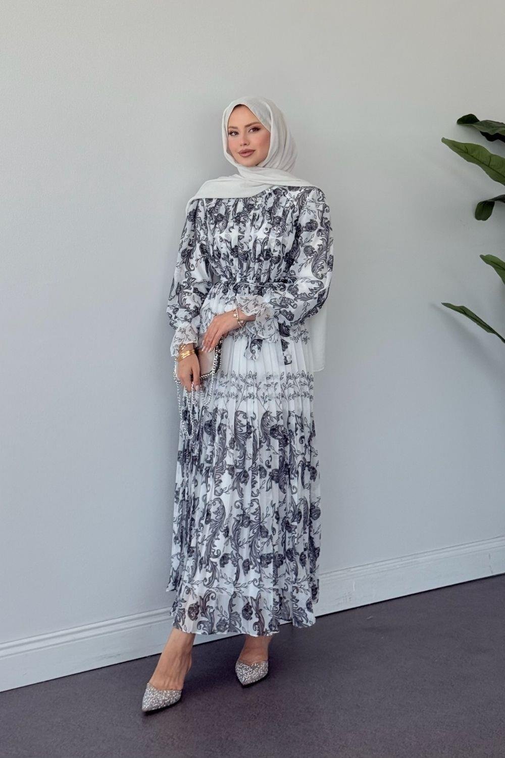 Leona Şifon Elbise Siyah 200500 