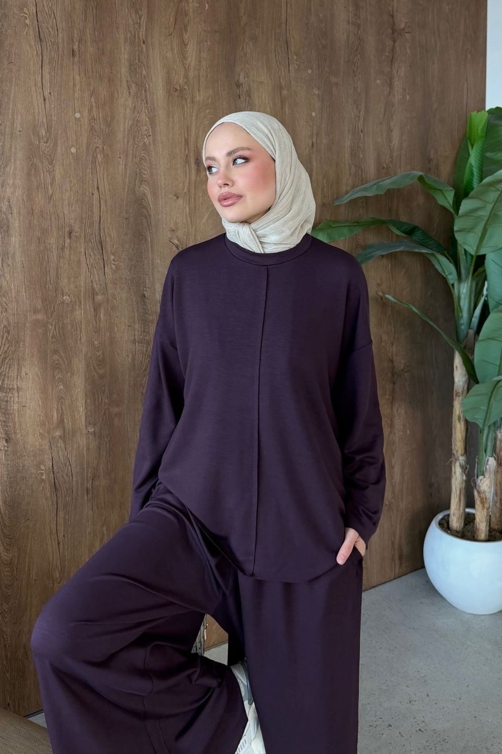 Soft Touch Takım Mor 20256 