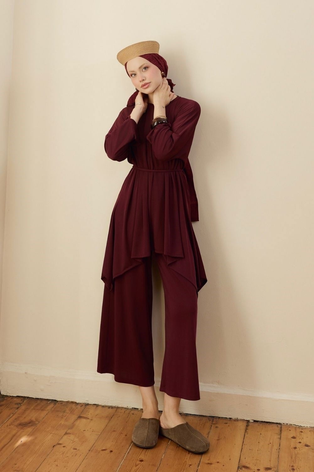İmge Sandy Salaş Takım Bordo 20289 