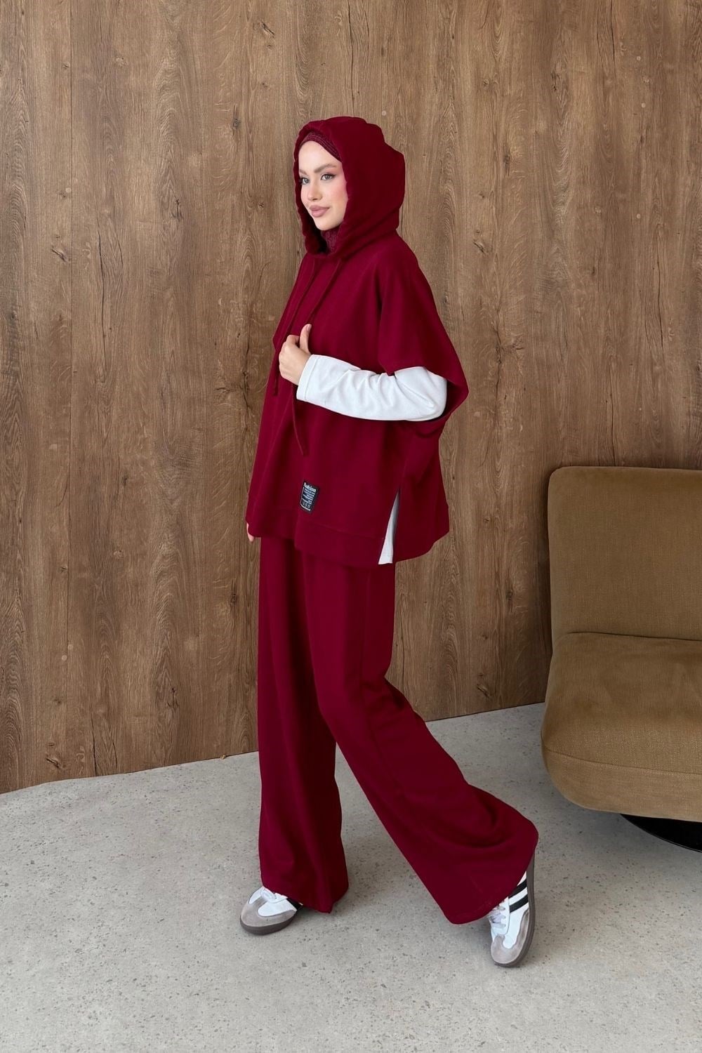 Cool Yelekli Takım Bordo 20300 