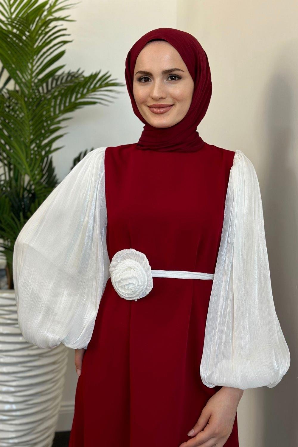 Rose Abiye Bordo 20303 