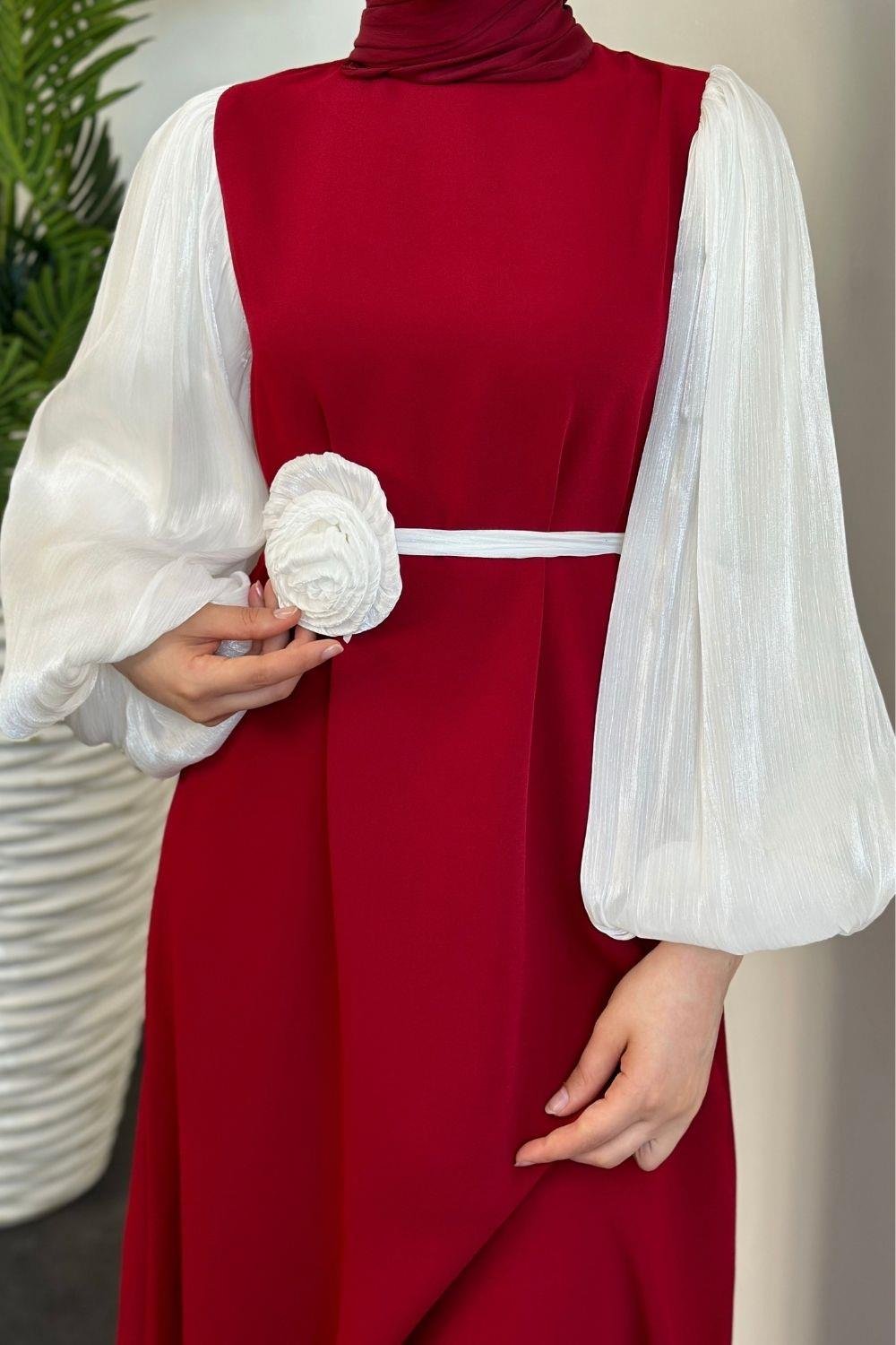 Rose Abiye Bordo 20303 