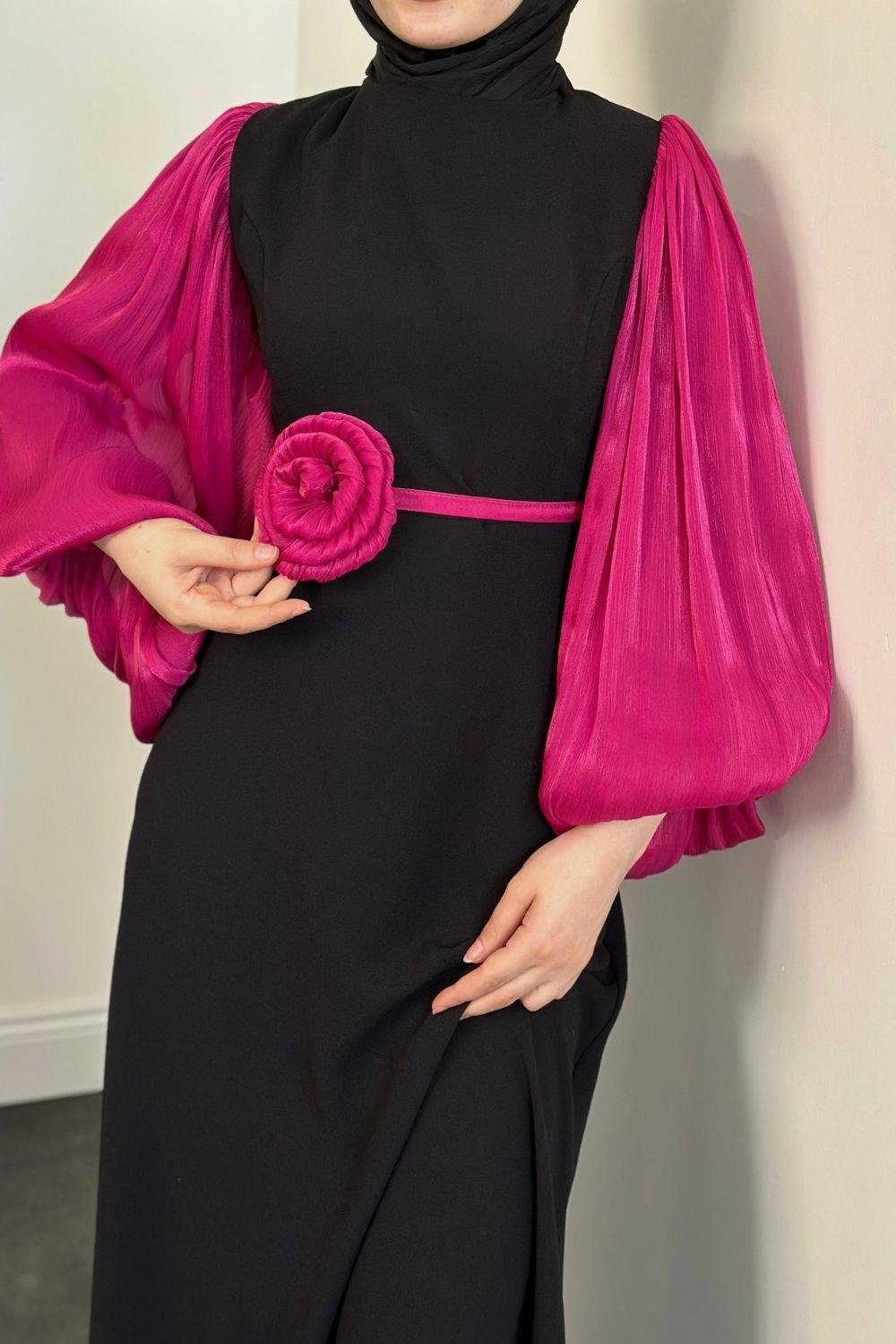 Rose Abiye Fuşya 20303 