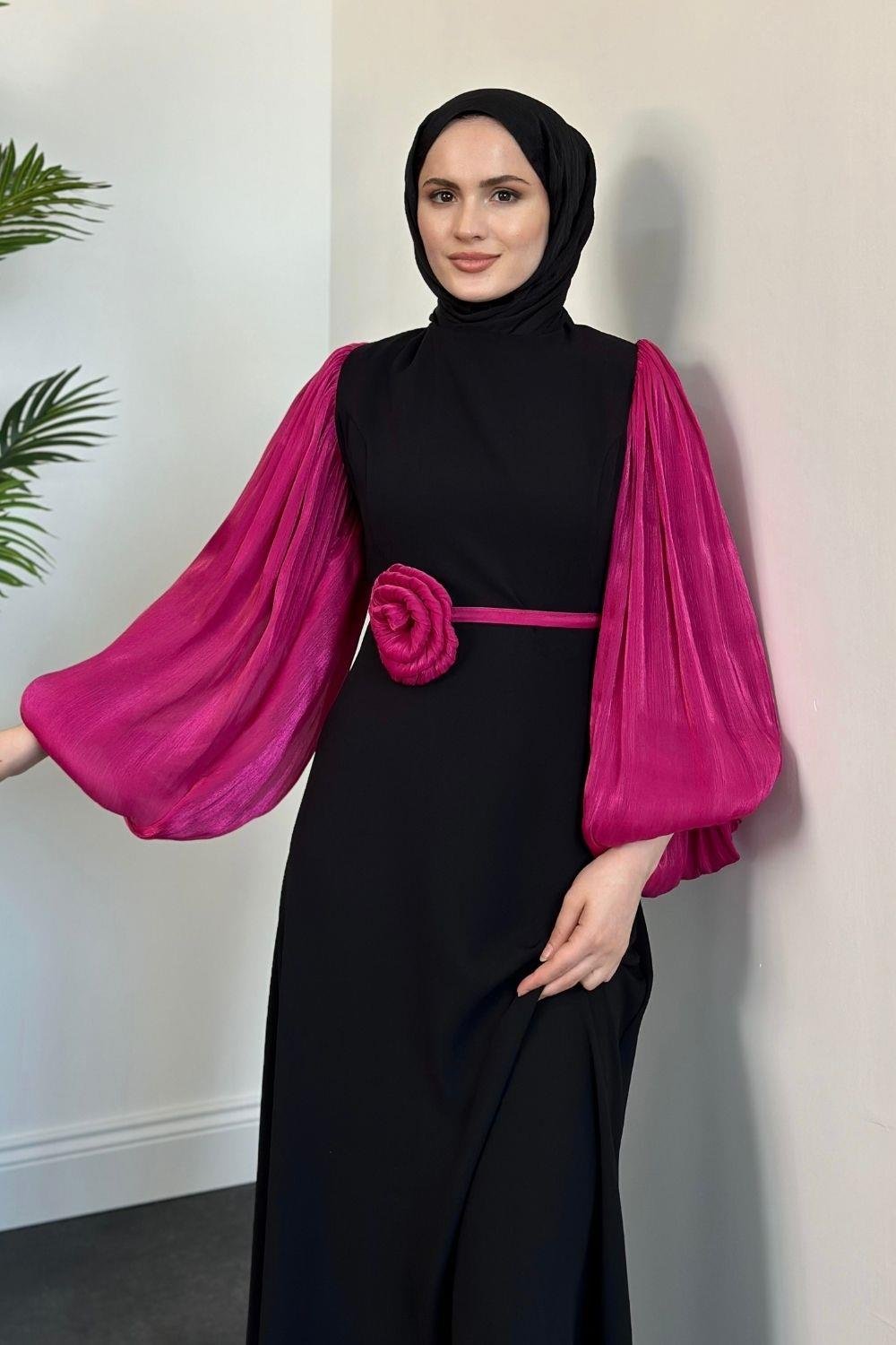 Rose Abiye Fuşya 20303 