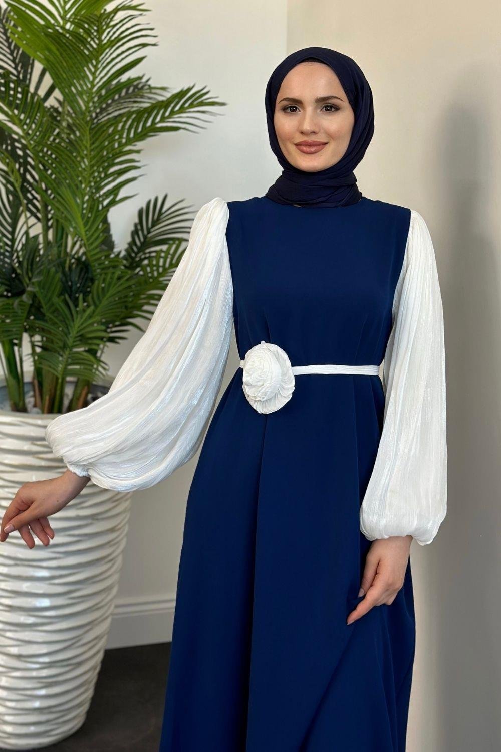 Rose Abiye Mavi 20303 