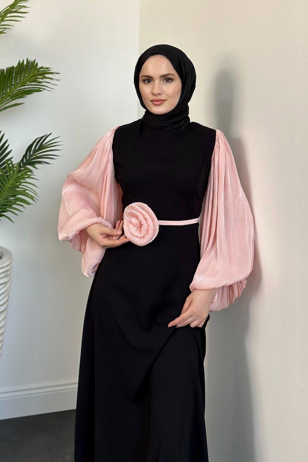 Rose Abiye Pudra Pembe 20303 