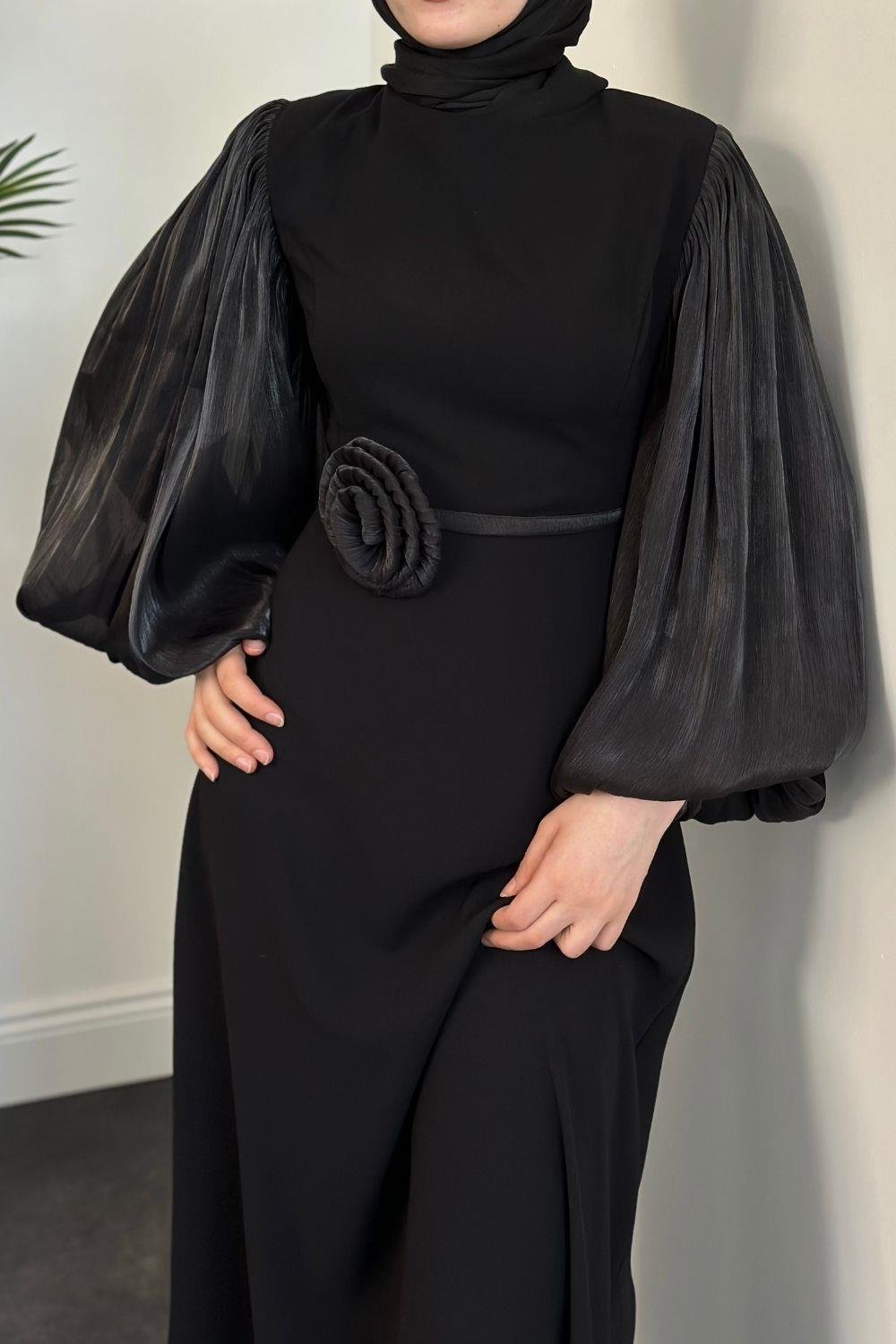 Rose Abiye SİYAH 20303 