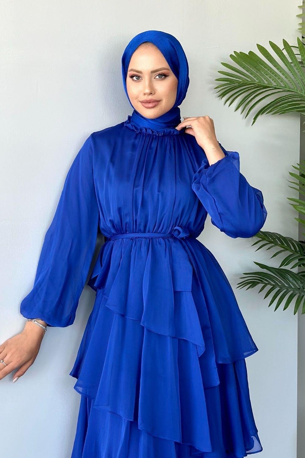 Funda Kat Kat Abiye Saks 20308 