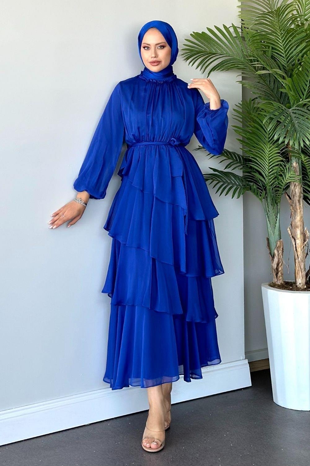 Funda Kat Kat Abiye Saks 20308 