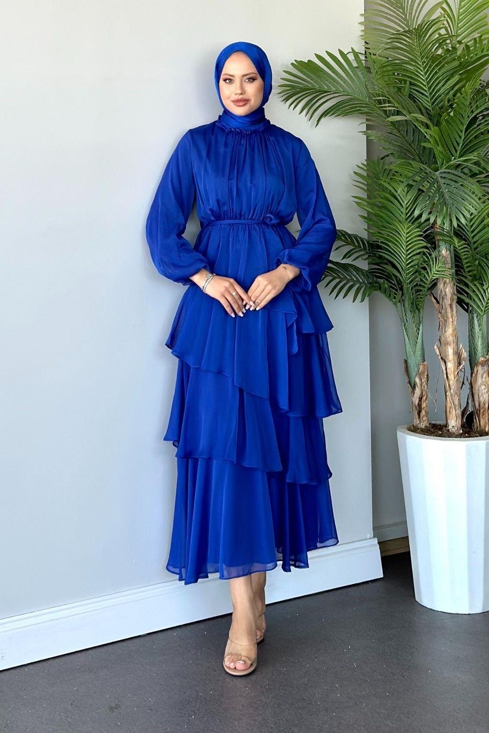 Funda Kat Kat Abiye Saks 20308 