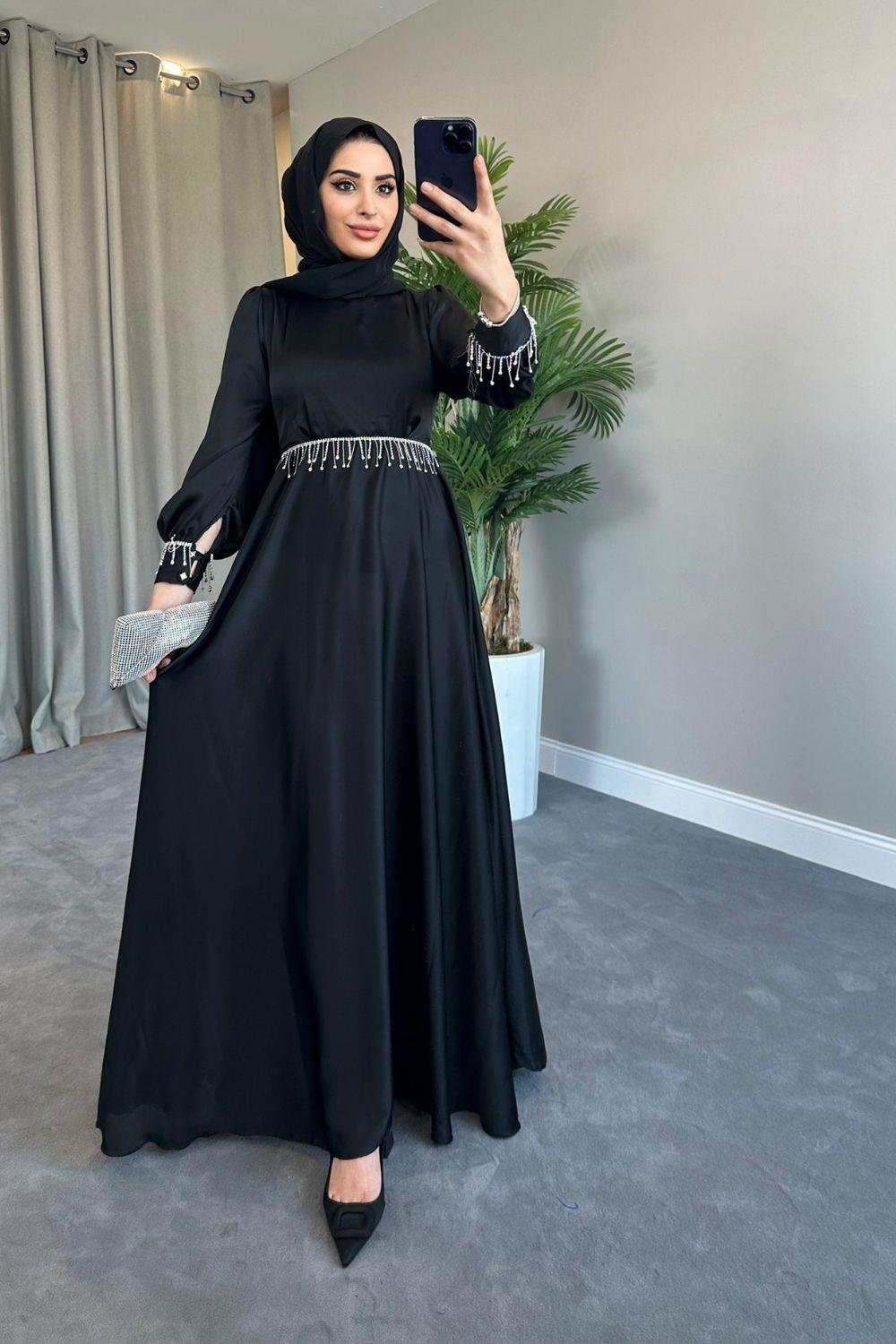 Yağmur Abiye Siyah 2052 
