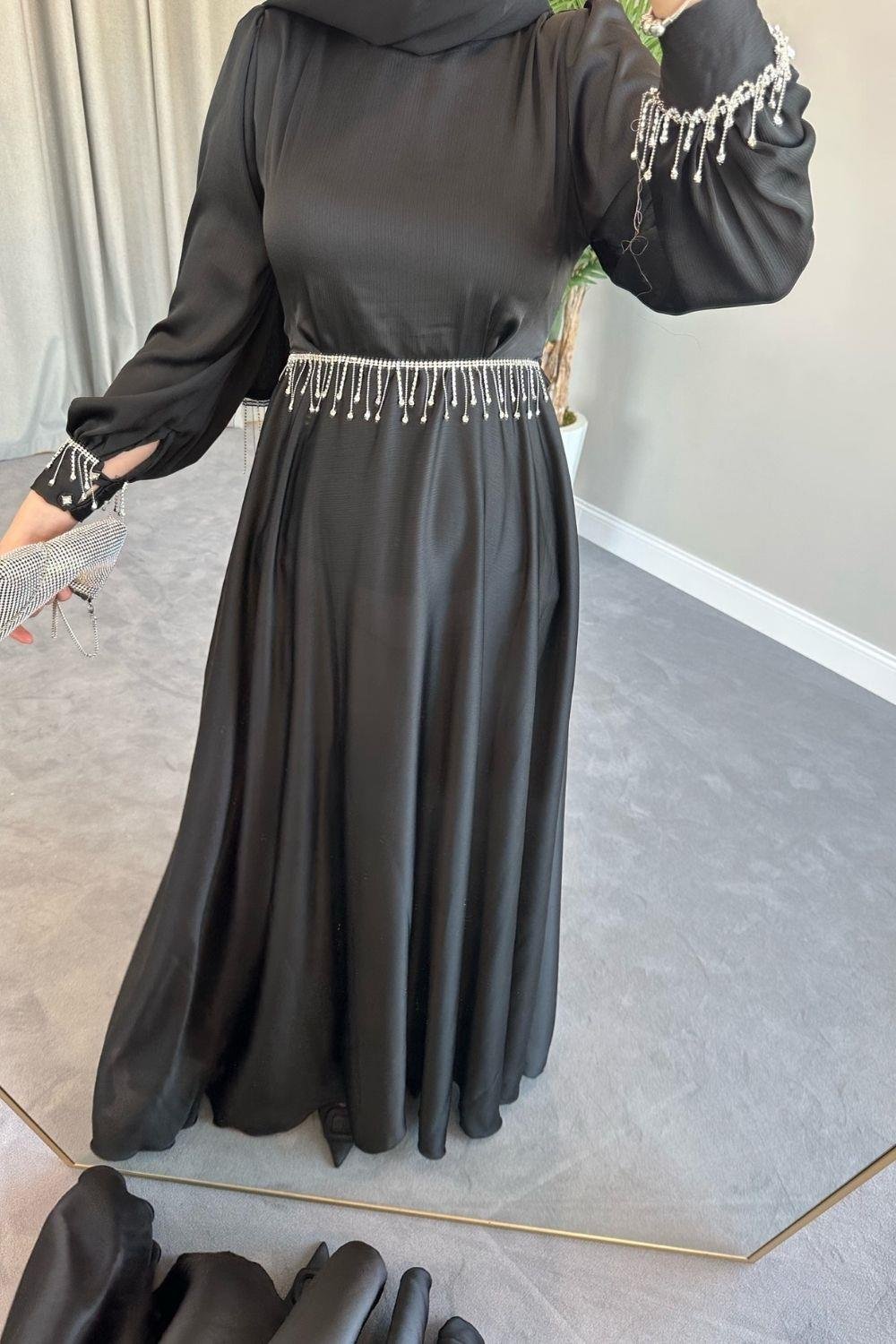Yağmur Abiye Siyah 2052 