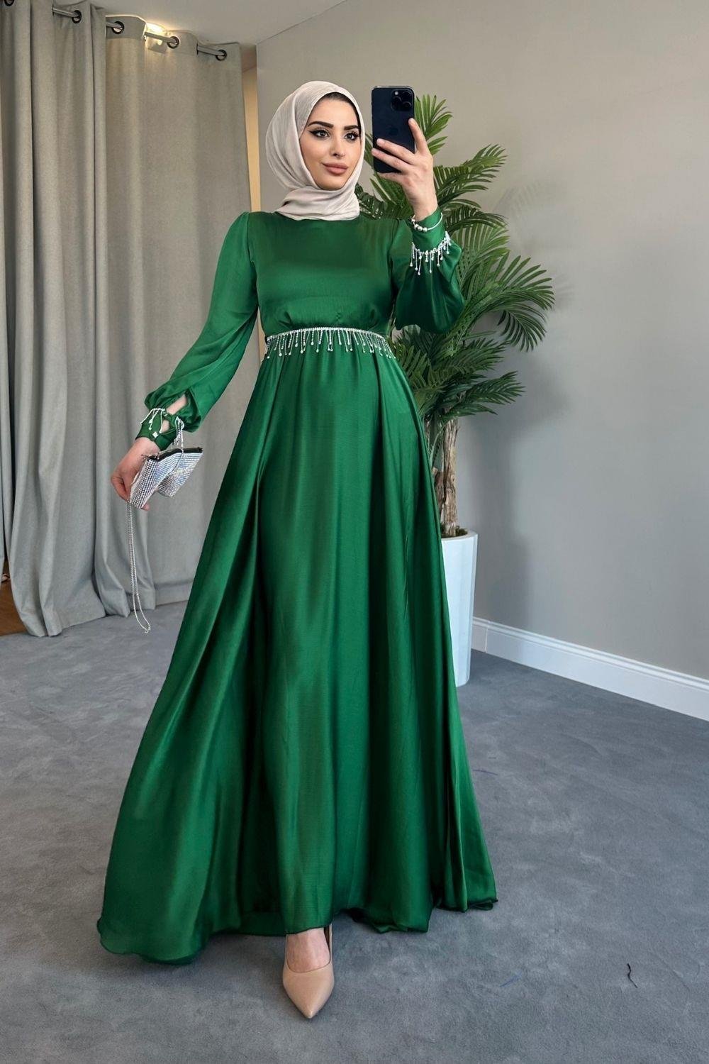 Yağmur Abiye Yeşil 2052 