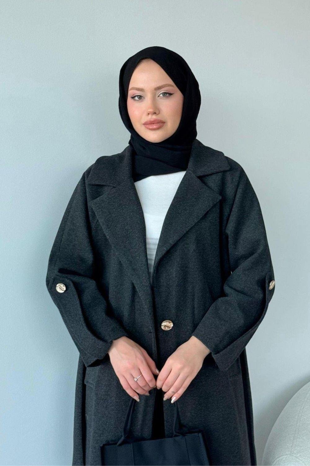 Vişhy Kaşe Kaban Antrasit 20630 