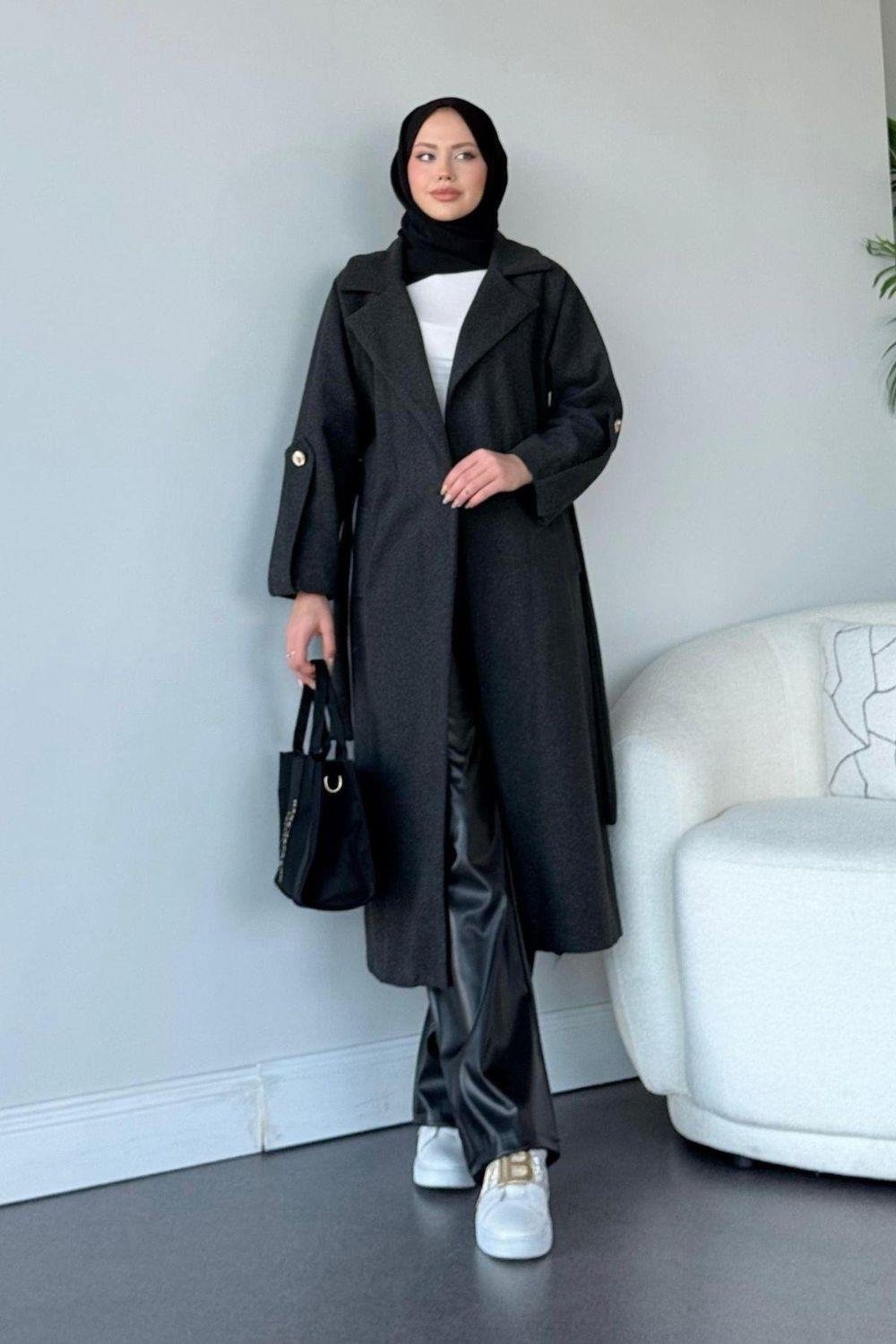 Vişhy Kaşe Kaban Antrasit 20630 