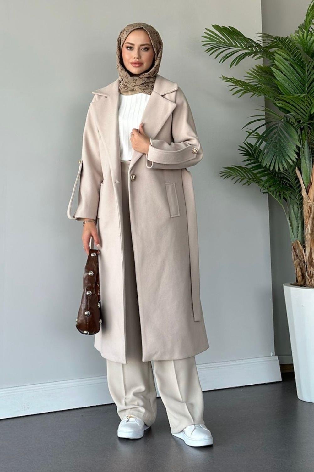 Vişhy Kaşe Kaban Bej 20630 