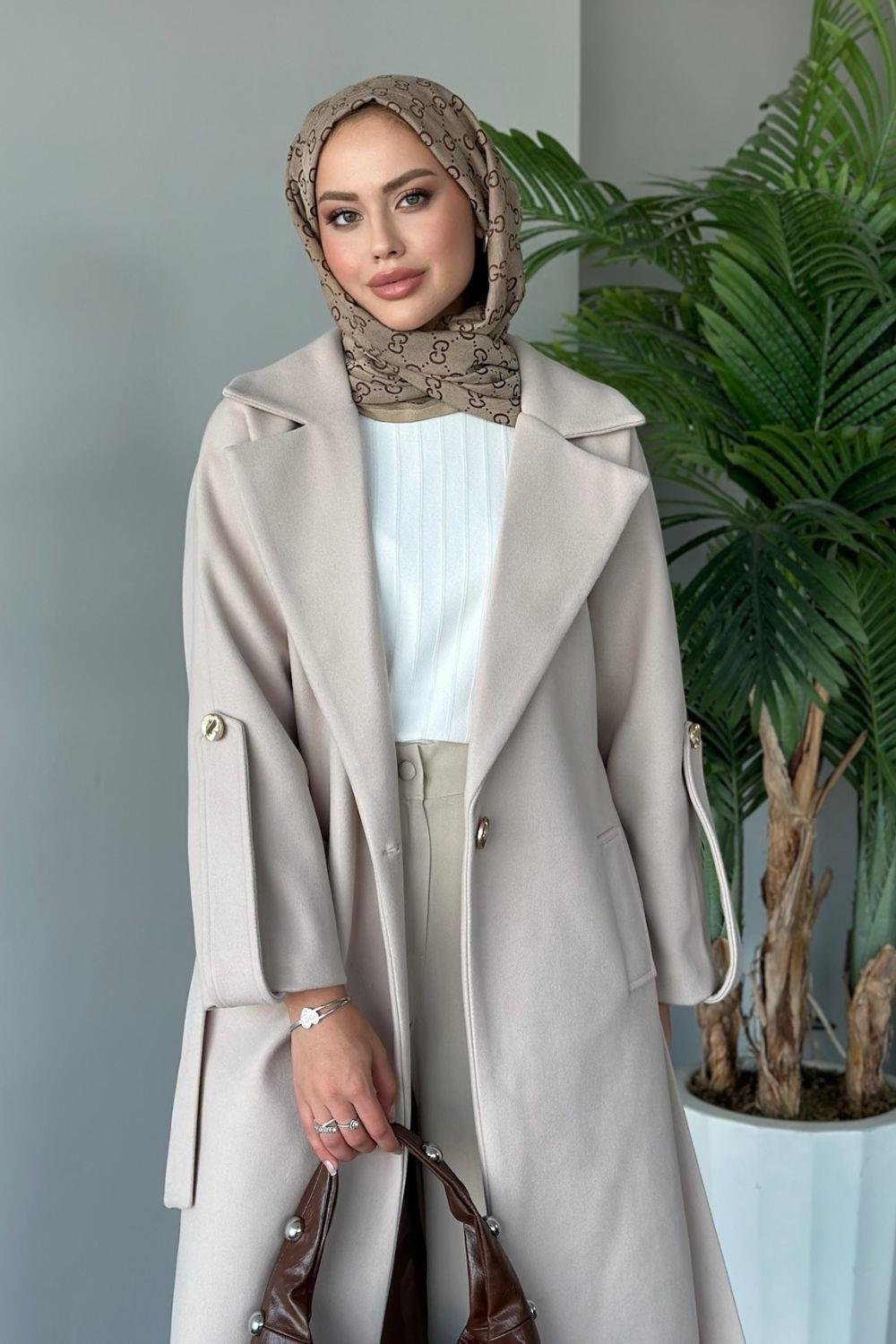 Vişhy Kaşe Kaban Bej 20630 